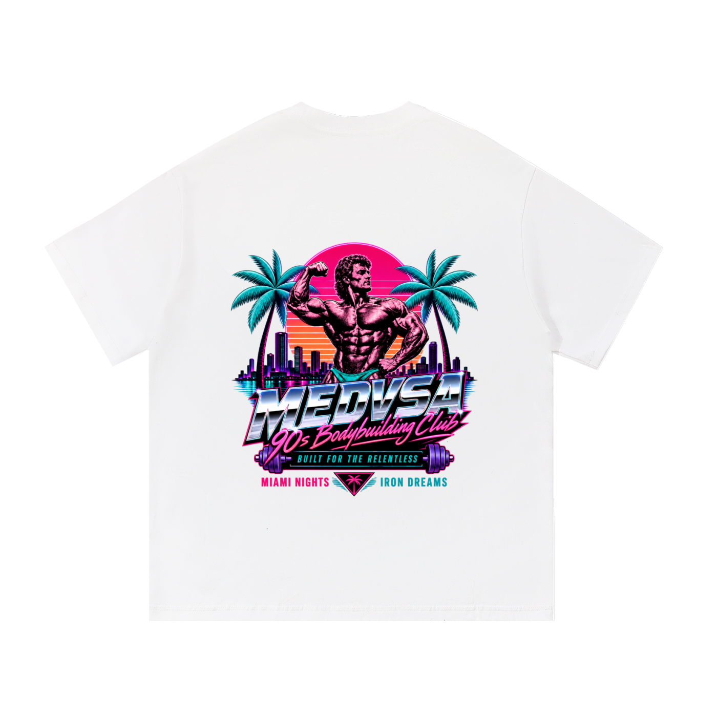 MEDVSA Iron Paradise 90s Graphic Tee — Male Edition