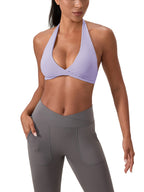 MEDVSA Iron Paradise Women’s Halter Sports Bra