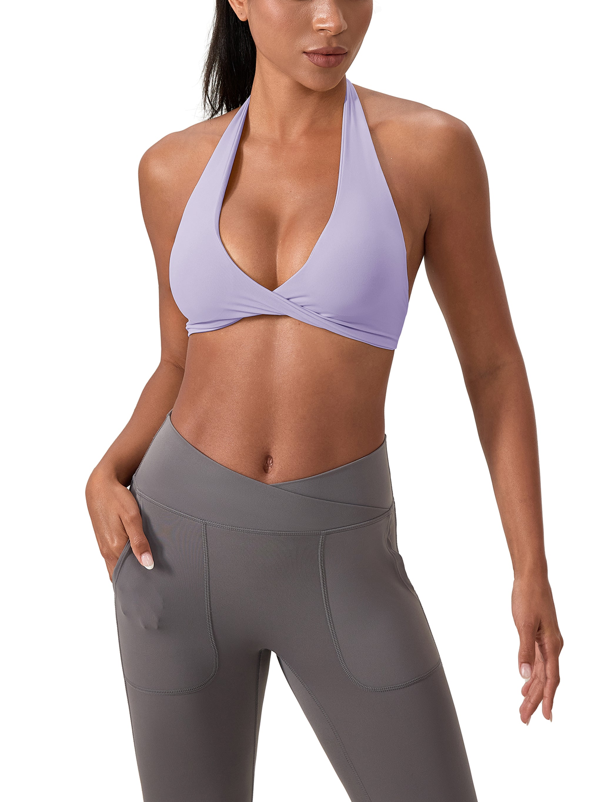 MEDVSA Iron Paradise Women’s Halter Sports Bra
