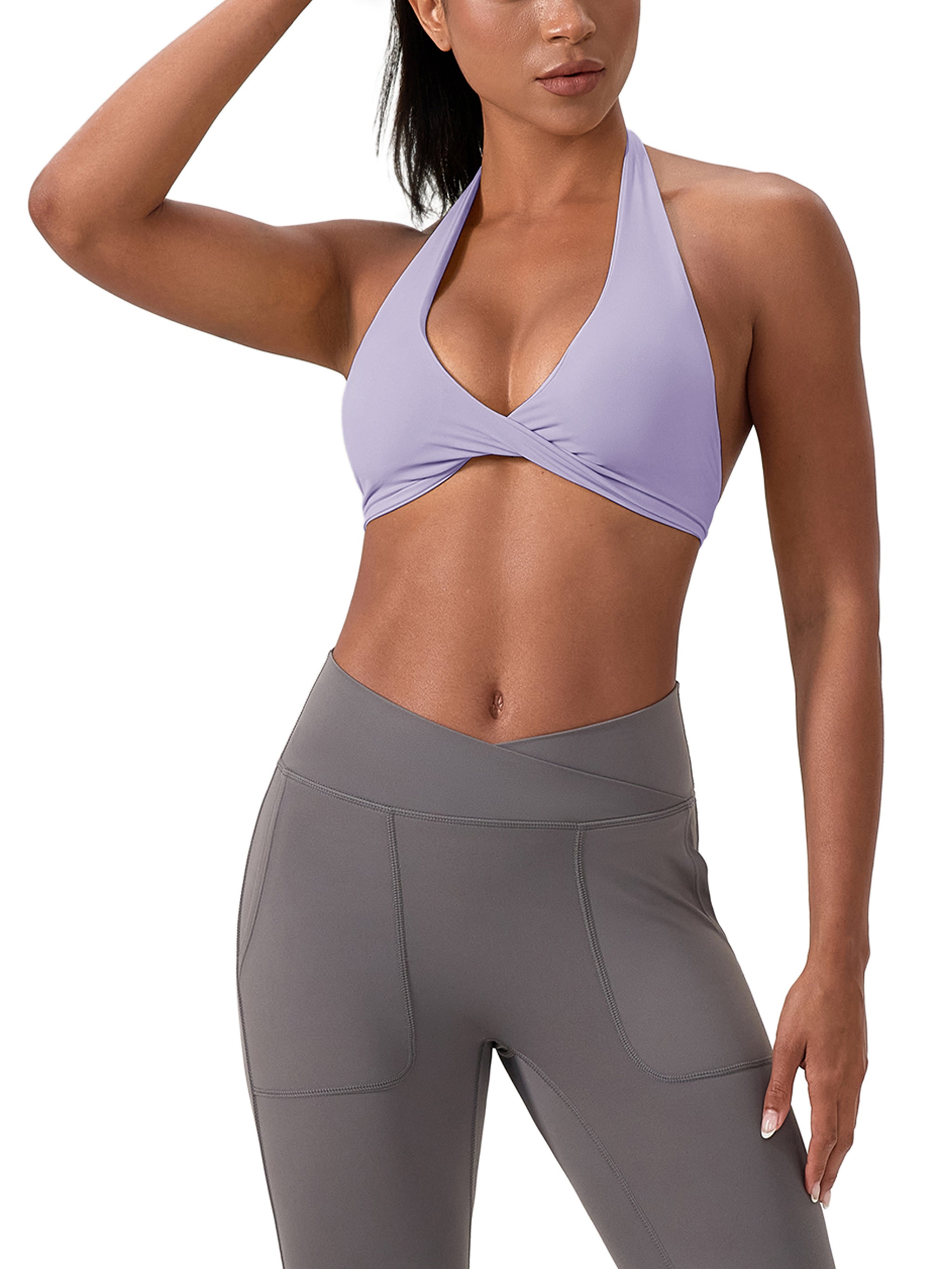 MEDVSA Iron Paradise Women’s Halter Sports Bra